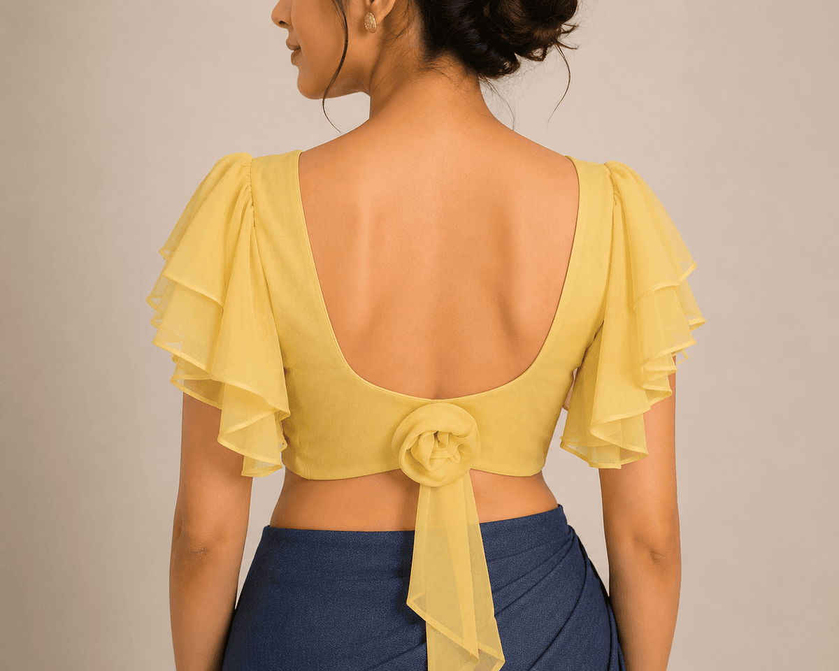 Gulbahar Flutter Sleeve Mirrorwork image 3