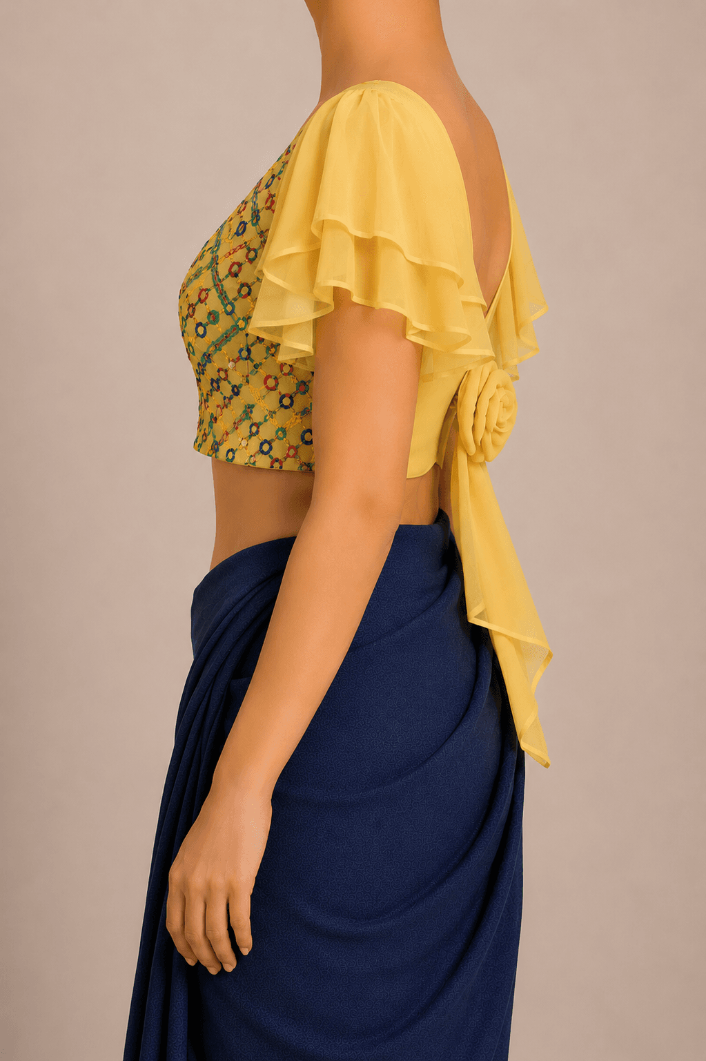 Gulbahar Flutter Sleeve Mirrorwork image 2